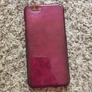 iPhone 6 dark pink phone case